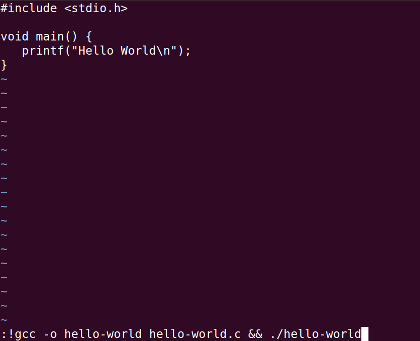 old school hello world